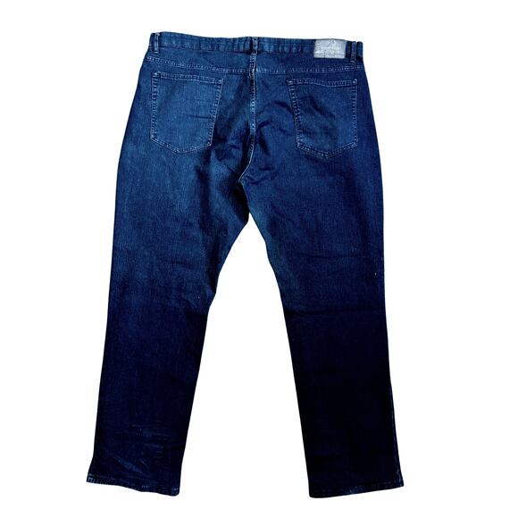 Kenneth Cole Dk Blue Straight Leg Denim Jeans Men's Size 40 x 32 - Picture 2 of 7